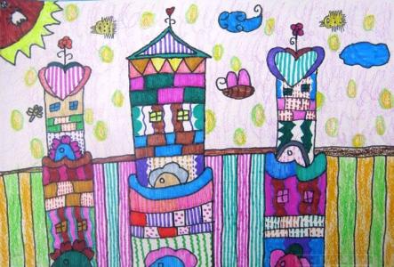 儿童画城堡图片大全-公主的城堡