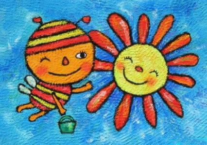小蜜蜂和太阳