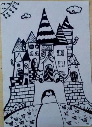 儿童画城堡图片大全-霸气的城堡
