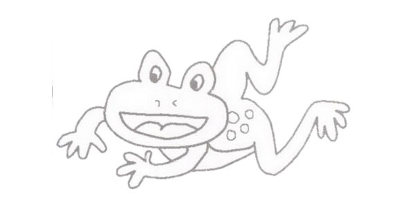 青蛙简笔画图片