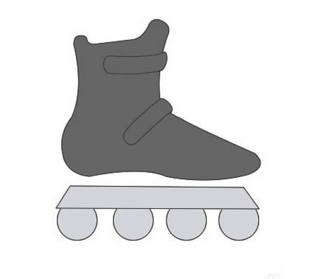 滑冰鞋简笔画怎么画简单又漂亮