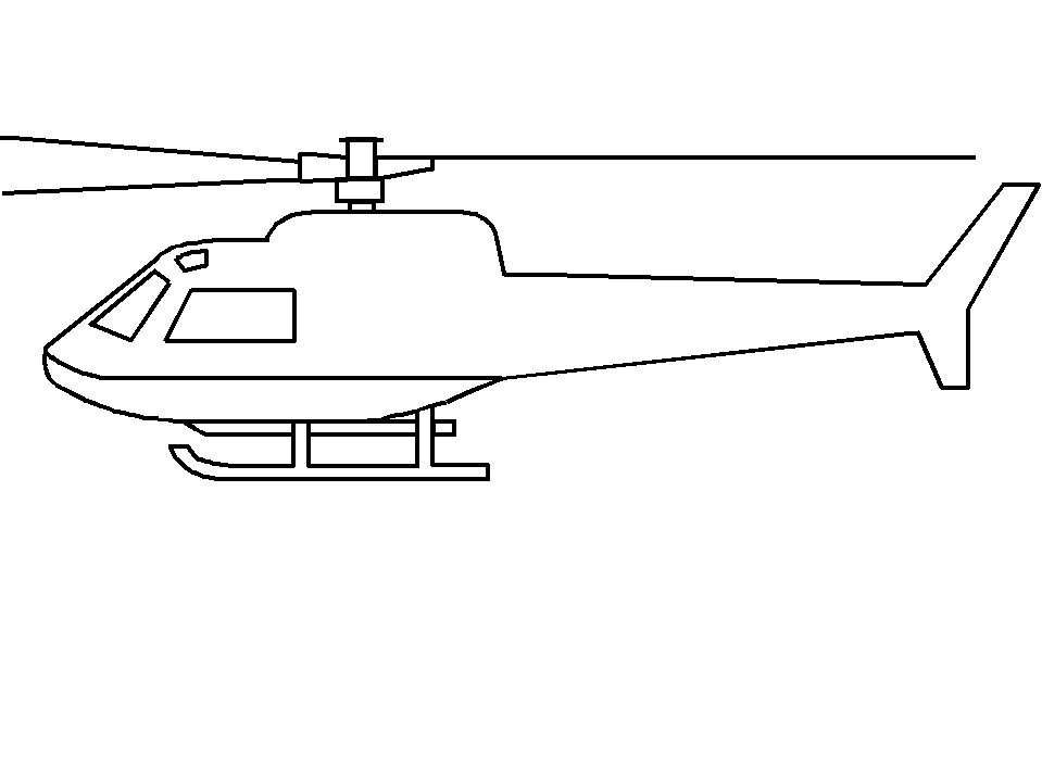 直升机怎么画简笔画图片