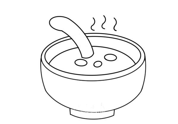 腊八粥的食材简笔画图片