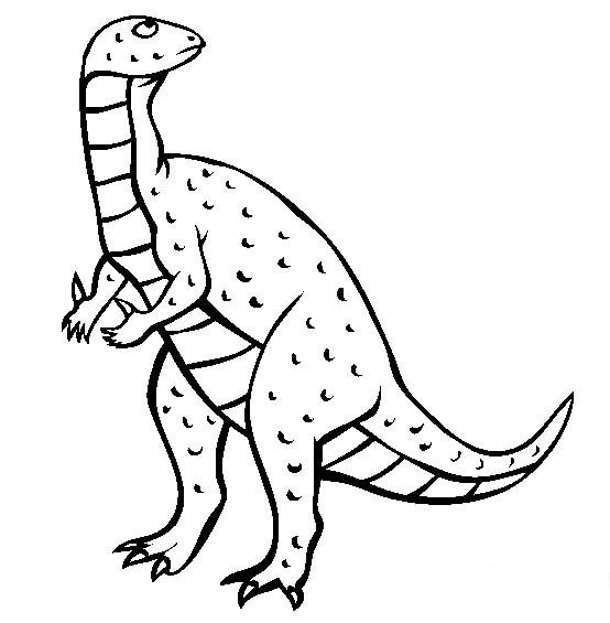 小型猎食性恐龙简笔画图片