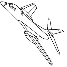 日本轰炸机简笔画图片