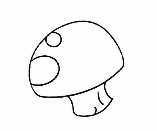 卡通蘑菇简笔画图片大全