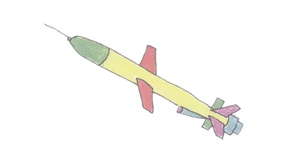 东风41导弹简笔画 飞机图片