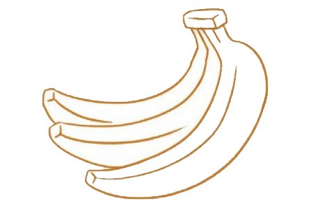 香蕉君简笔画图片