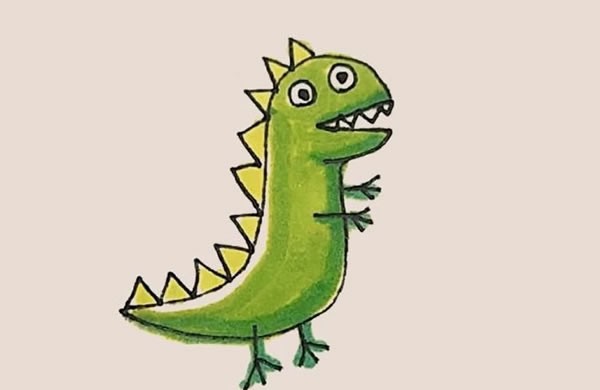 乔治的恐龙先生的画法图片