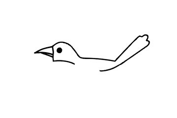 枫树上的喜鹊简笔画图片