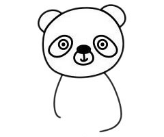 熊猫简笔画图片