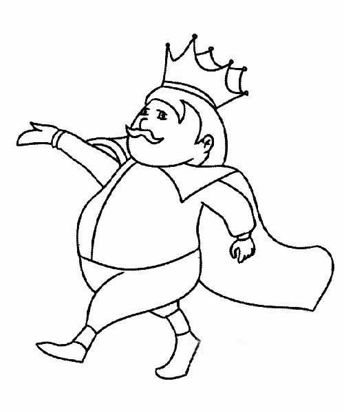 国王简笔画儿童画简单图片