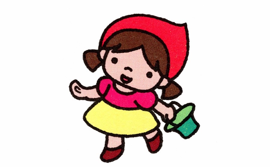 小红帽的简笔画法图片