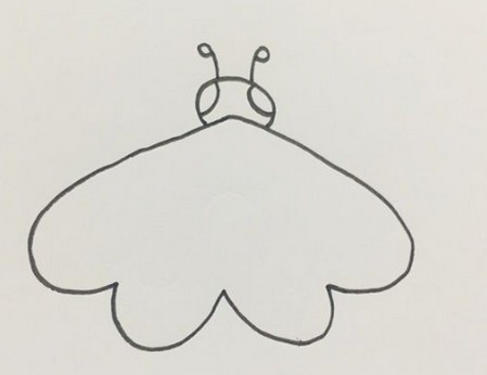 飞蛾的简笔画怎么画简单