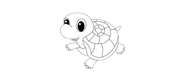 犟龟的简笔画怎么画图片