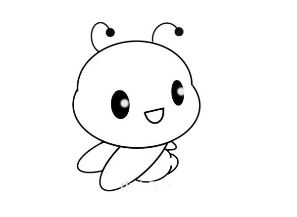 卡通小蜜蜂简笔画图片