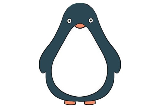 企鹅简笔画图片