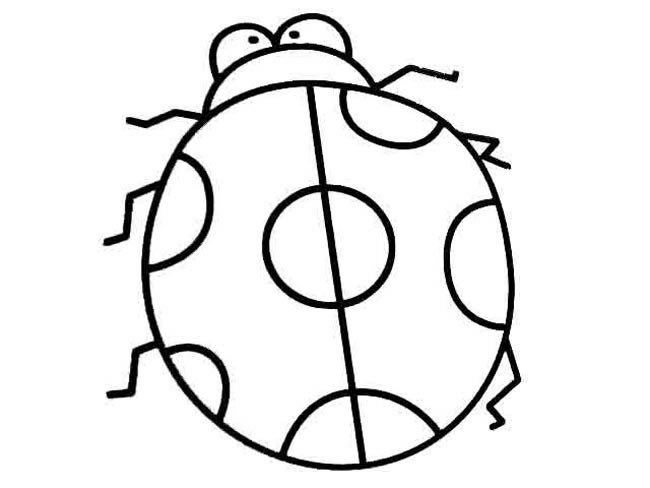 小瓢虫简笔画 简单图片