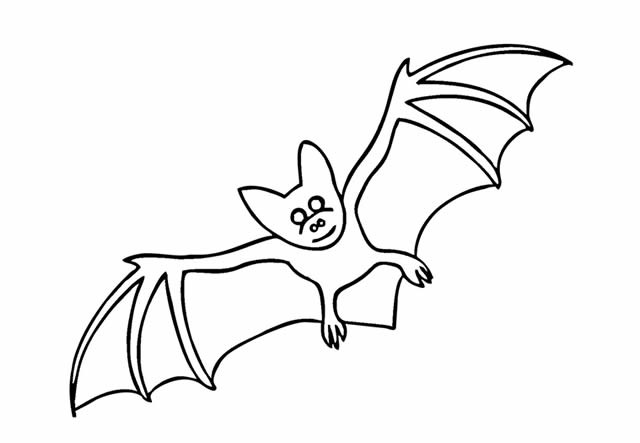 蝙蝠简笔画简单画法图片