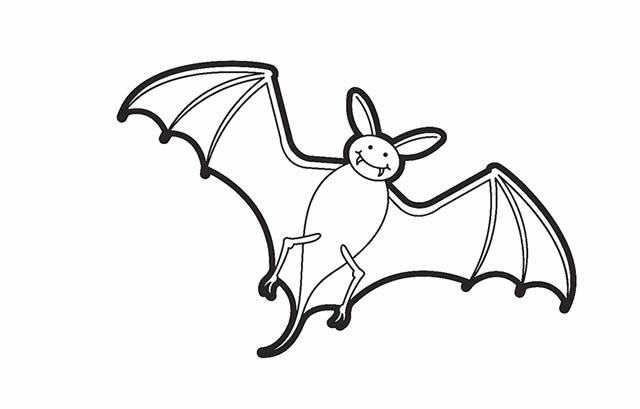 蝙蝠怎么画简笔画吓人图片