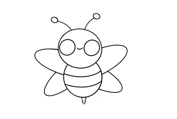 蜜蜂简笔画彩色步骤 蜜蜂怎么画简单好看
