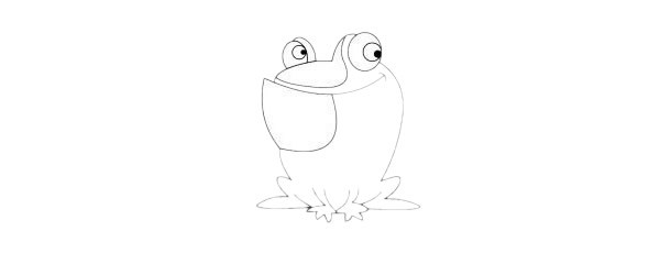 青蛙简笔画图片