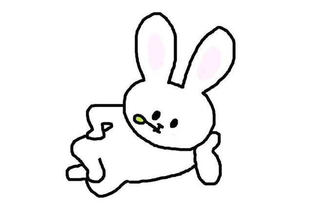 小兔子简笔画7