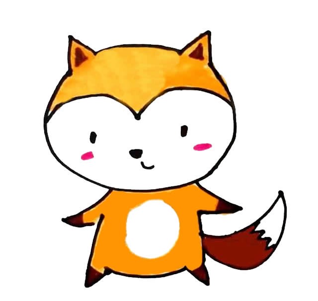 可爱又简单的小狐狸简笔画