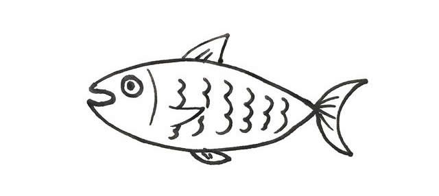 零基础学画18种不同卡通画鱼简单实用