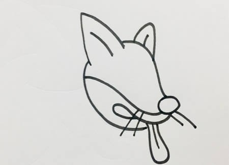 黄鼠狼怎么画简单又漂亮步骤图-黄鼠狼简笔画