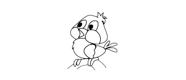 黄鹂鸟简笔画蜗牛图片