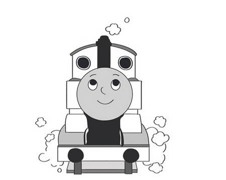 托马斯小火车简笔画怎么画简单又漂亮