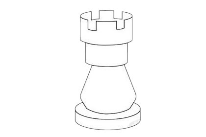 国际象棋棋盘图简笔画图片