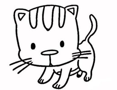 小猫简笔画图片