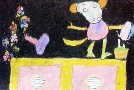 数字油画-小老鼠