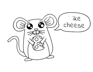 老鼠的画法步骤图