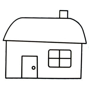 孩子們學畫房子3