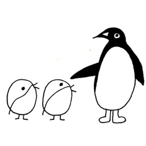 企鹅妈妈和小企鹅