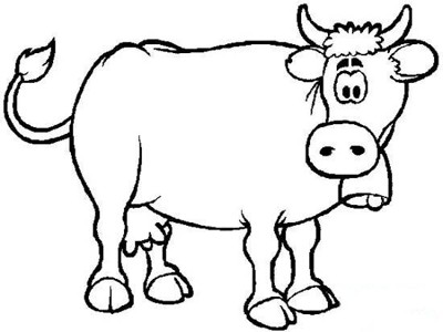 儿童关于牛的简笔画
