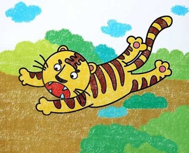 老虎的物种分类简笔画