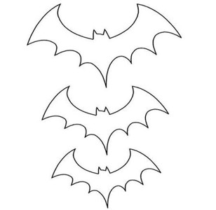 蝙蝠翅膀简笔画图片