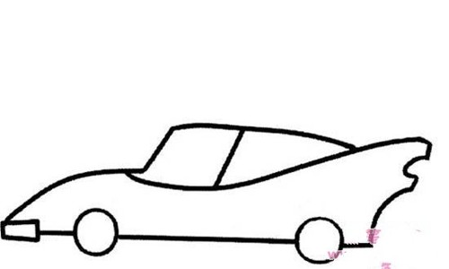 简单的小汽车简笔画图片