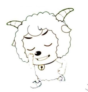 儿童可爱的喜羊羊简笔画