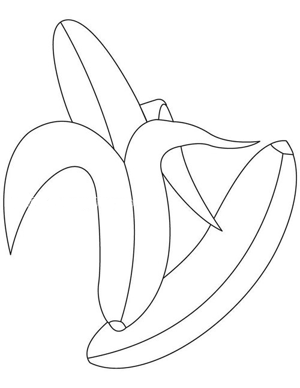 两根香蕉简笔画图