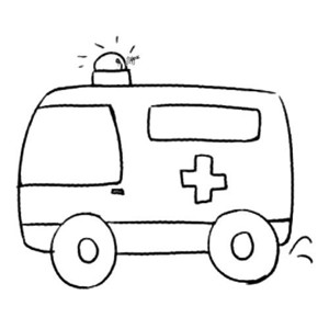 Q版交通工具 救护车