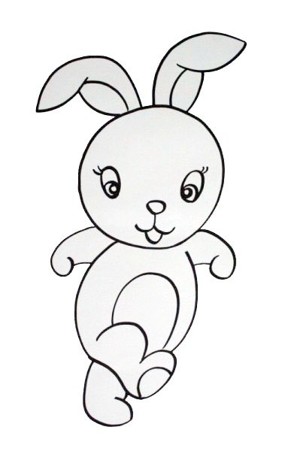 十二生肖兔子简笔画图片