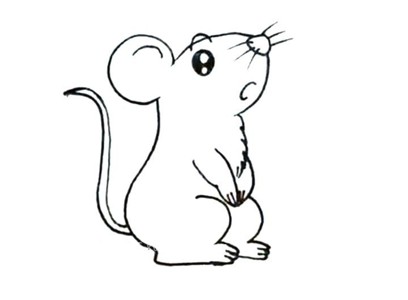 超萌的小老鼠简笔画