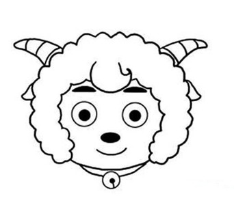 喜羊羊的画法简笔画图片