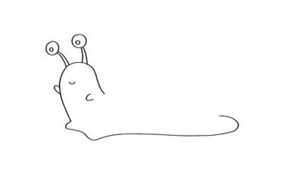蜗牛简笔画怎么画简单又可爱 步骤图解