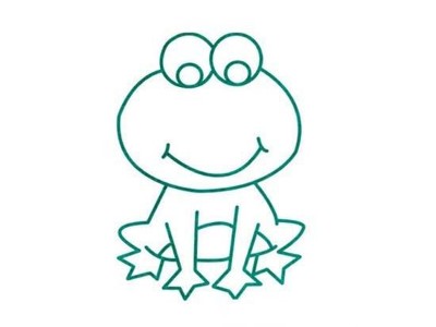 幼儿园青蛙简笔画